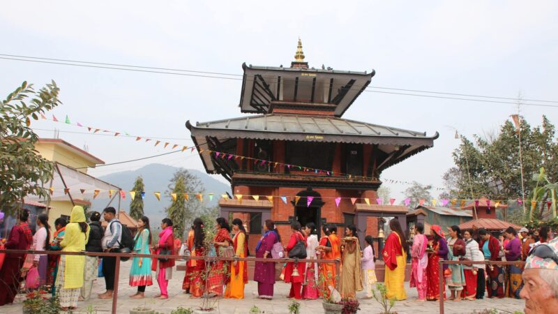 गाछेपानीकाे च्यवनधाममा आजबाट श्रीमद्भागवत सप्ताह ज्ञान महायज्ञ हुने
