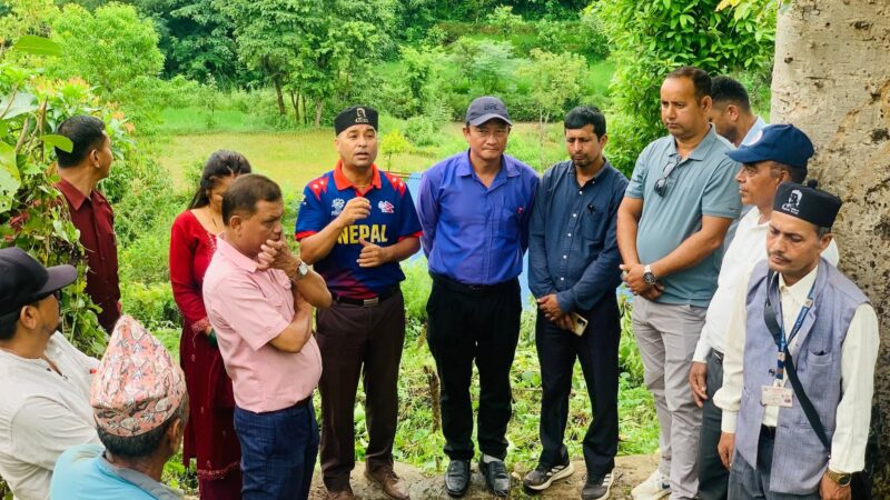 ऋषिमुनिहरूले तपस्या गरेको ने मुनि पार्कमा भानु नगर कार्यपालिकाकाे बैठक