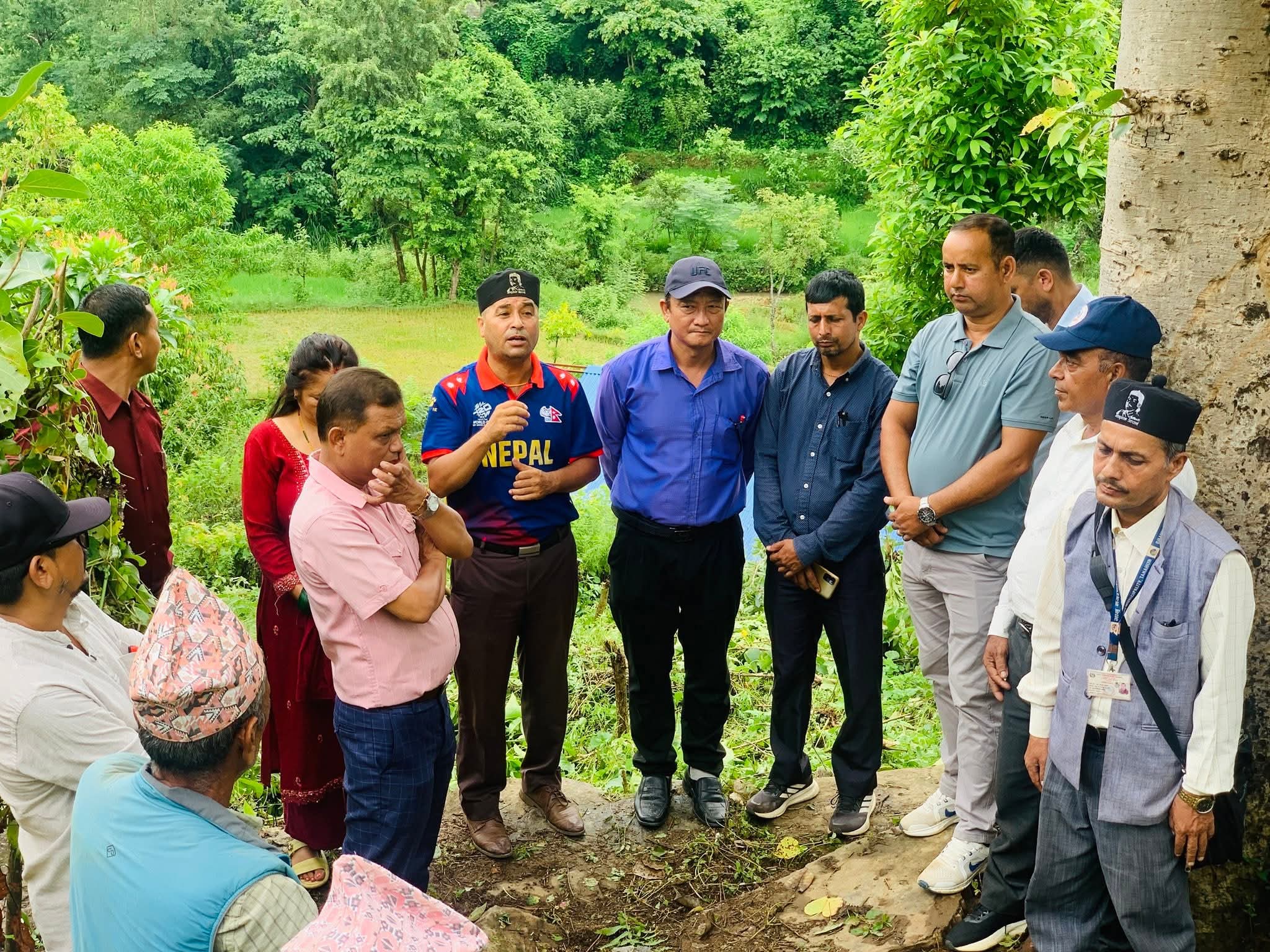 ऋषिमुनिहरूले तपस्या गरेको ने मुनि पार्कमा भानु नगर कार्यपालिकाकाे बैठक