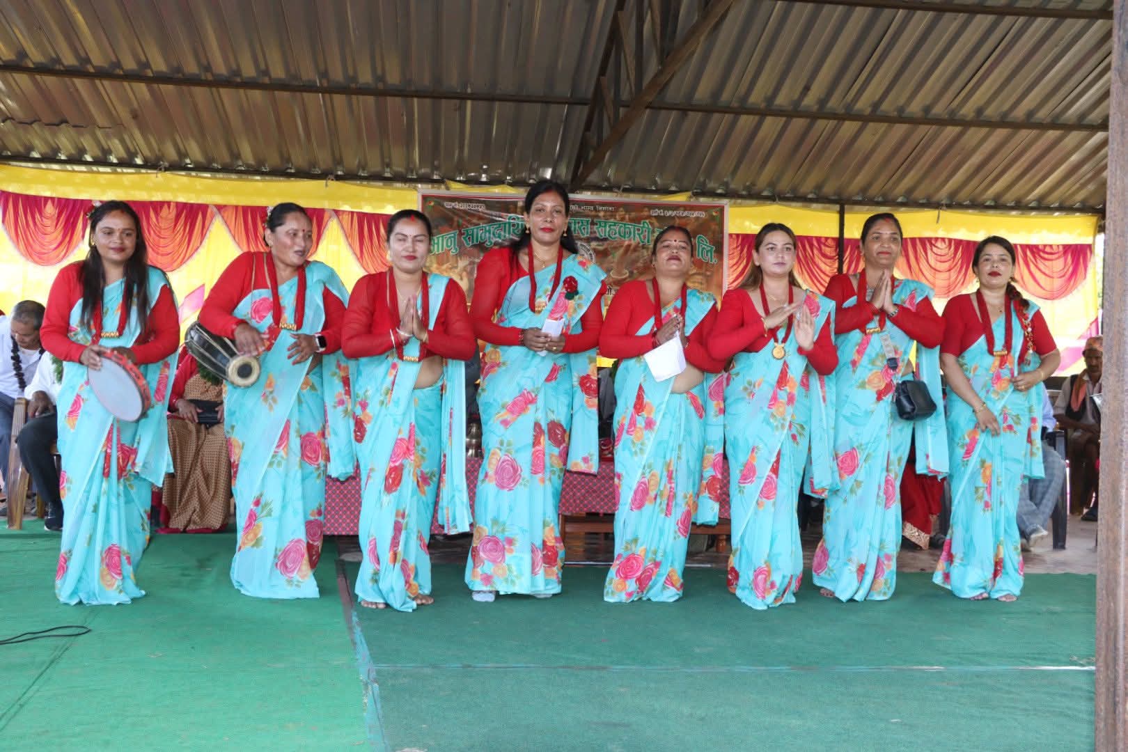 तीज गीत प्रतियोगितामा दमाैलीमा द्धितीय भएको पुर्काेट युनेस्को क्लव भानुमा प्रथम