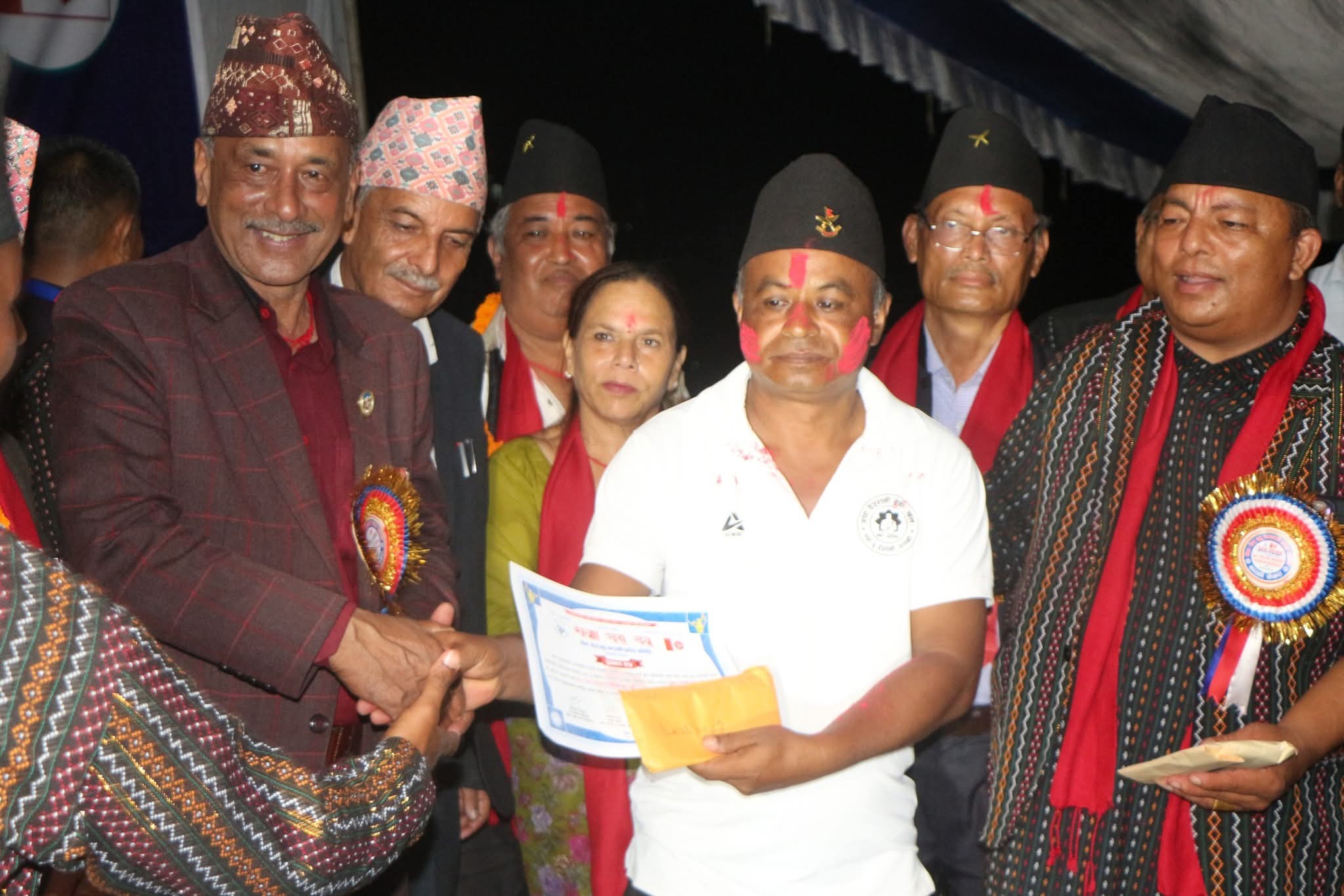 भिमादमा भएको लाखे नाच प्रतियोगितामा गाछेपानी तनहुँ प्रथम , कास्की द्धितीय