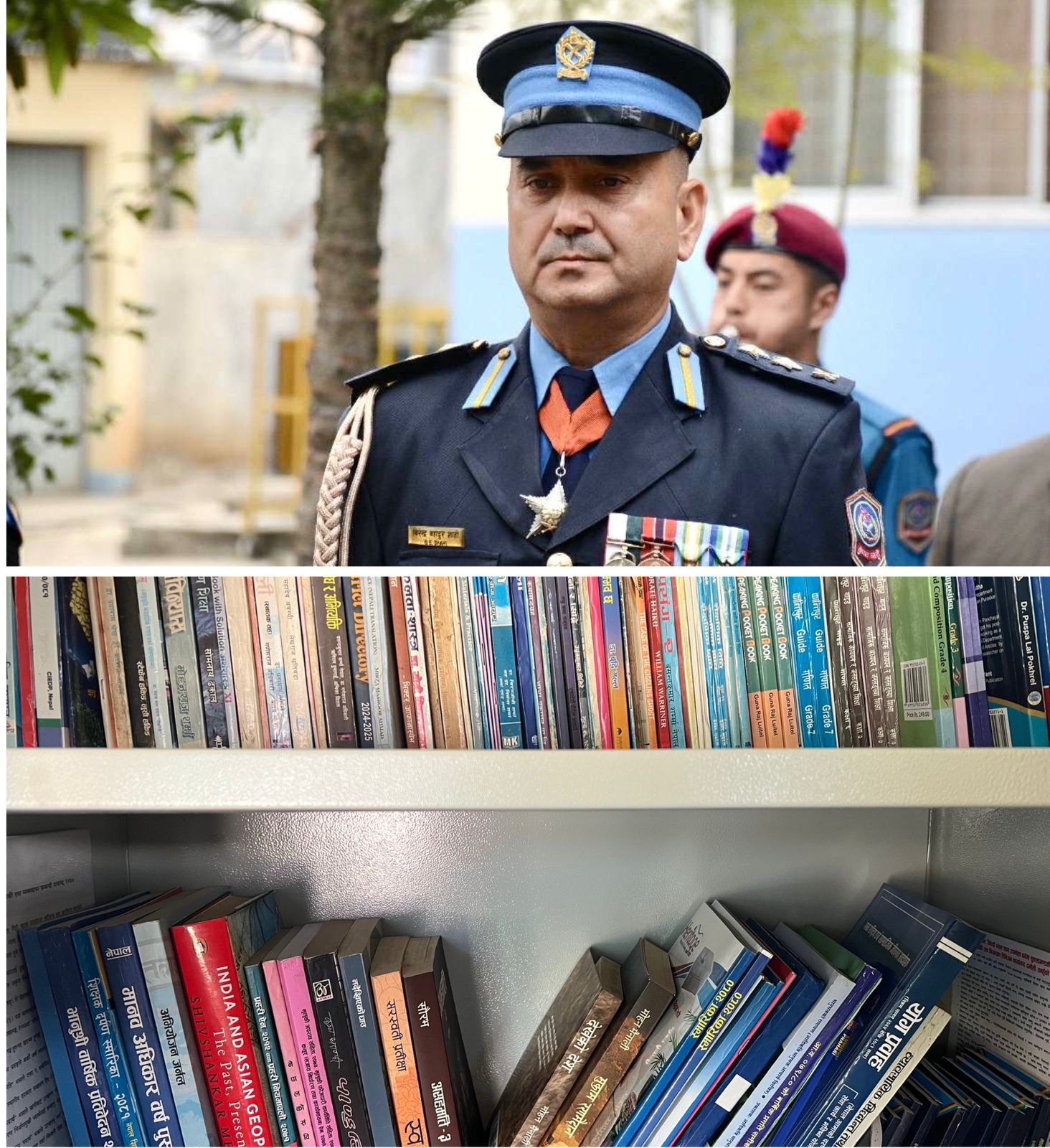 एसपी शाही द्वारा जिल्ला प्रहरी कार्यालय भित्र पुस्तकालयकाे स्थापना