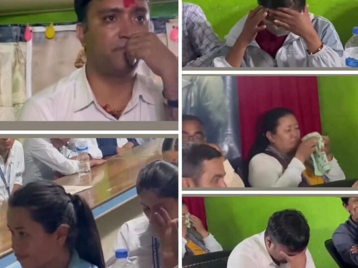 भानुका मितब्ययी हाकिम भण्डारीकाे सरूवामा सबै राेएपछी छाेरी आयुस्माले लेखिन् भाबुक स्टाटस