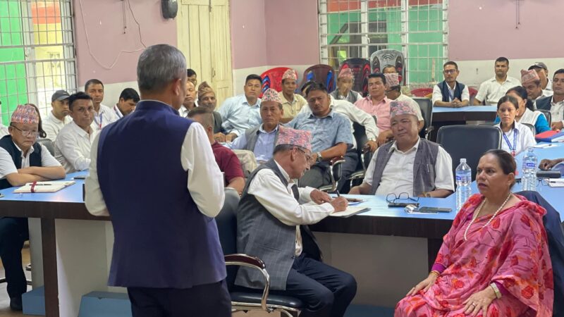भिमाद नगरपालिकामा सेवा प्रवाह र सुशासन सम्बन्धी अन्तरक्रिया