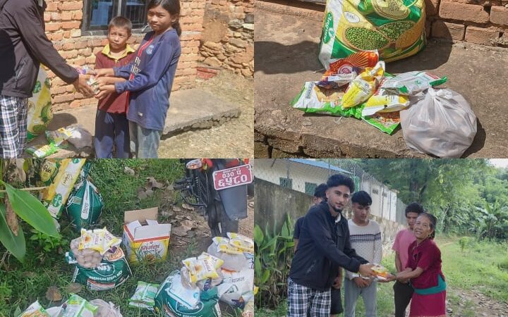 सामाजिक अभियान्ता अबिनश पन्थको अभियान- दसैंकाे खुसी सबैमा !