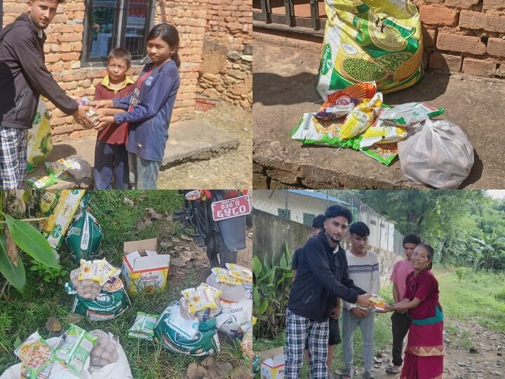 सामाजिक अभियान्ता अबिनश पन्थको अभियान- दसैंकाे खुसी सबैमा !