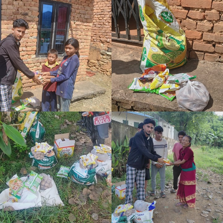 सामाजिक अभियान्ता अबिनश पन्थको अभियान- दसैंकाे खुसी सबैमा !