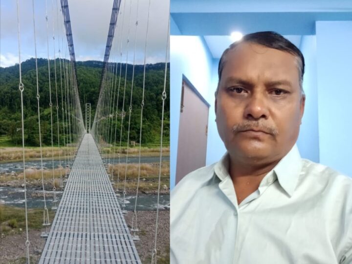 भाेर्लेटार – लक्ष्मीबजार जाेड्ने मिदिम खाेलाकाे झाेलुङ्गे पुल सम्झौता अघि नैँ निर्माण सम्पन्न