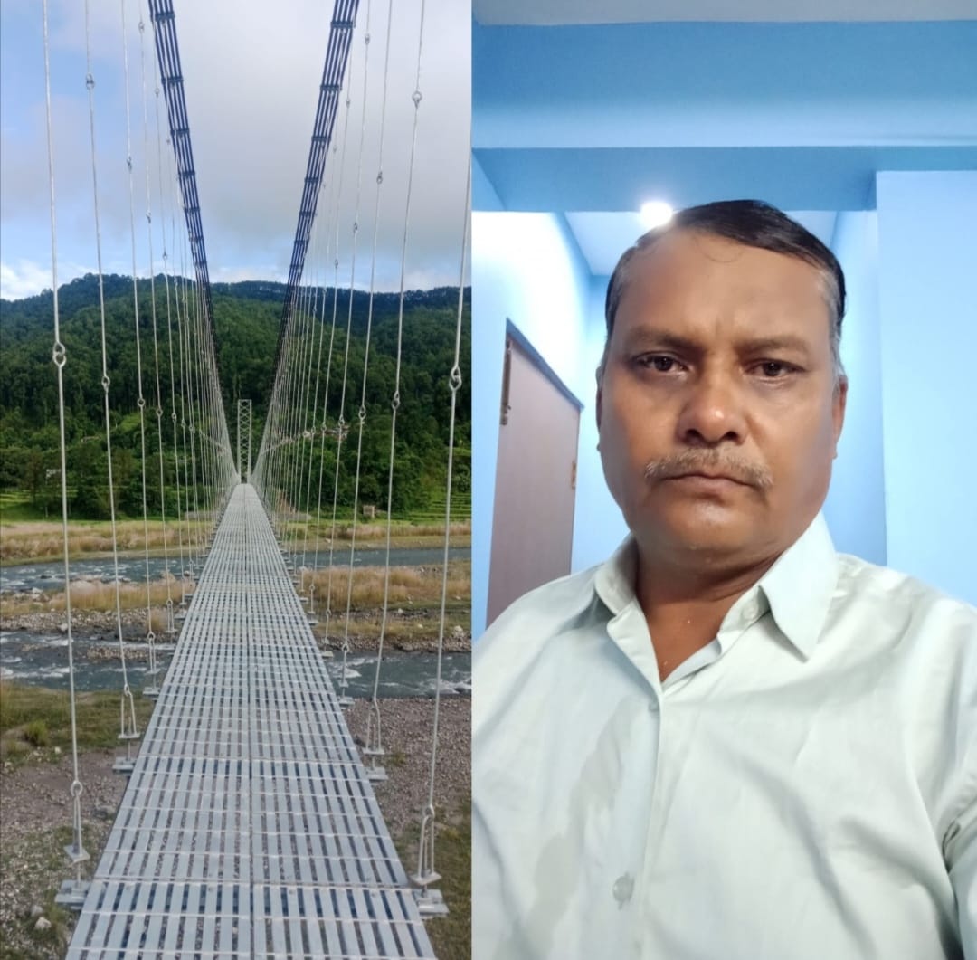 भाेर्लेटार – लक्ष्मीबजार जाेड्ने मिदिम खाेलाकाे झाेलुङ्गे पुल सम्झौता अघि नैँ निर्माण सम्पन्न