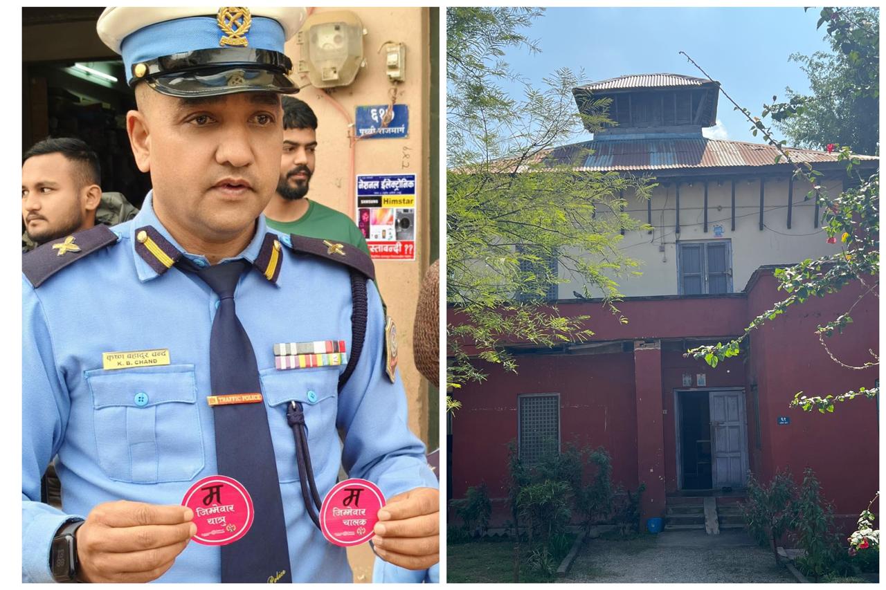 ट्राफिक इन्स्पेक्टर चन्द – जसले ट्राफिक कार्यालयलाई घरेलुु कार्यालयमा राख्ने व्यवस्था मिलाए