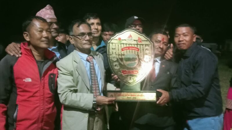 देवघाटमा सम्पन्न राष्ट्रपति रनिङ शिल्डकाे उपाधि कालिका माविलाई