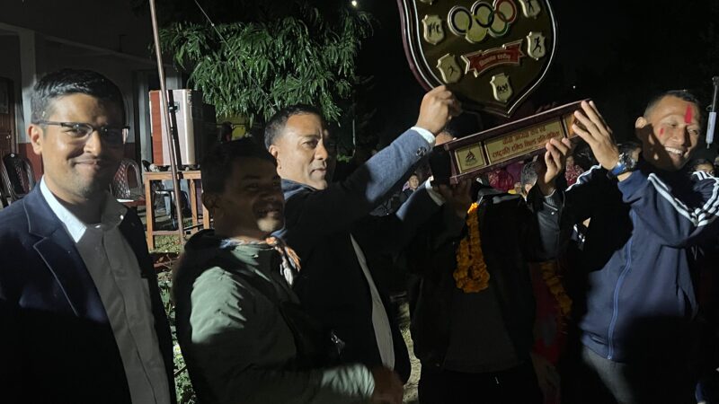 ऋषिङकाे राष्ट्रपति रनिङ शिल्डकाे उपाधि शुक्ला माविलाई