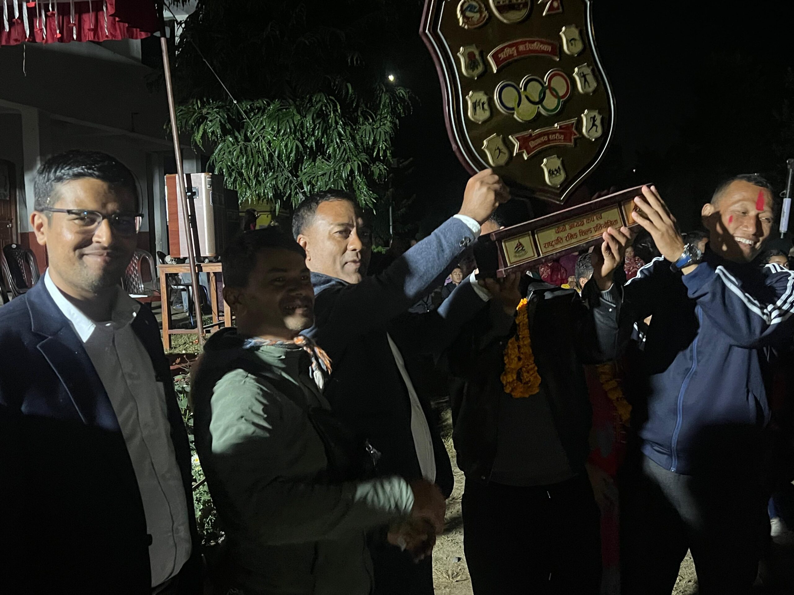 ऋषिङकाे राष्ट्रपति रनिङ शिल्डकाे उपाधि शुक्ला माविलाई