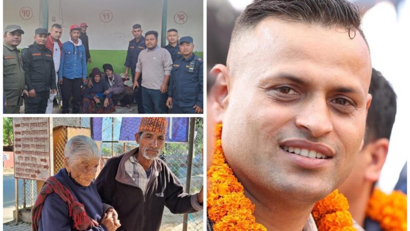 शाहारा विहीन जेष्ठ नागरिकलाई पत्रकार पाैडेलले एम्बुलेन्स भाडा तिरेर मानव सेवा आश्रममा पठाए
