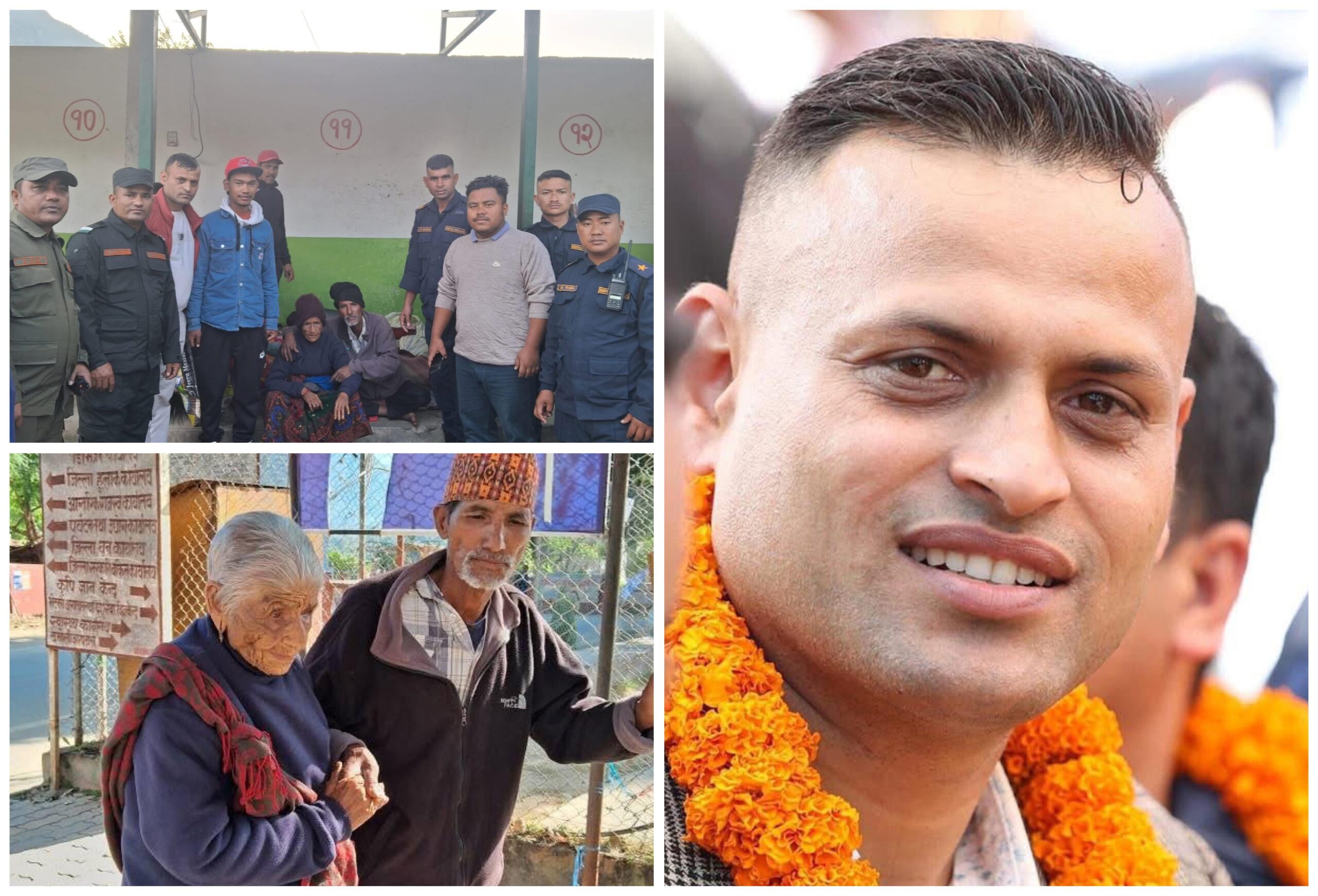 शाहारा विहीन जेष्ठ नागरिकलाई पत्रकार पाैडेलले एम्बुलेन्स भाडा तिरेर मानव सेवा आश्रममा पठाए