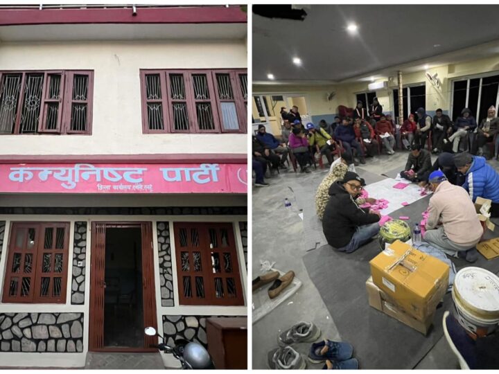 एमाले तनहुँकाे मतगणना विवादमा ताला फाेडियाे , मतपेटिका गायव , मतगणना अनिश्चित