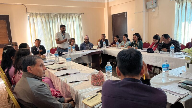 शुक्लागण्डकीमा बाालिका शिक्षा कार्यक्रमको संयुक्त अनुगमन