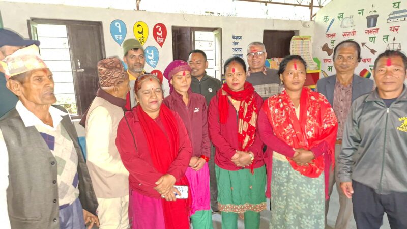 महिला मात्रै शिक्षक रहेको बन्दीपुरकाे जनता आ वि मा व्यवस्थापन समिति अध्यक्ष सहित सबै महिला