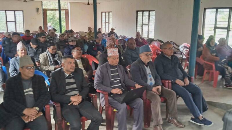 तनहुँमा नेपाली कांग्रेसको एकदिने प्रशिक्षण कार्यक्रम सम्पन्न