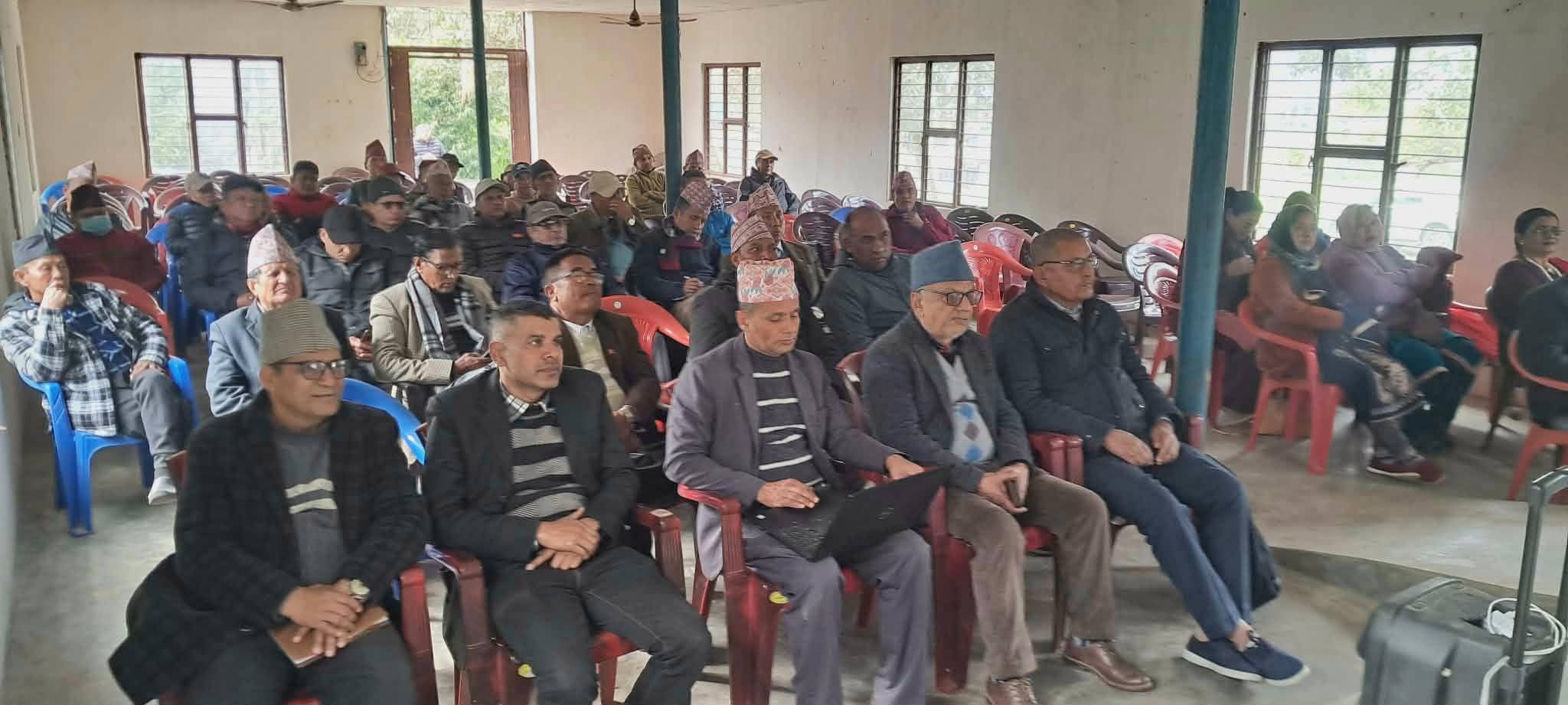 तनहुँमा नेपाली कांग्रेसको एकदिने प्रशिक्षण कार्यक्रम सम्पन्न