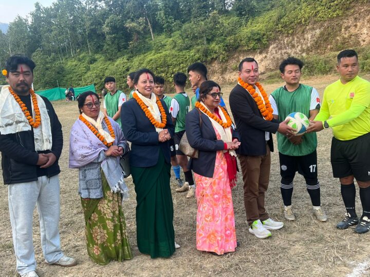 म्याग्दे गाउँपालिका स्तरिय तेस्रो मणि कप फुटबल प्रतियोगिता आजदेखी सुरु
