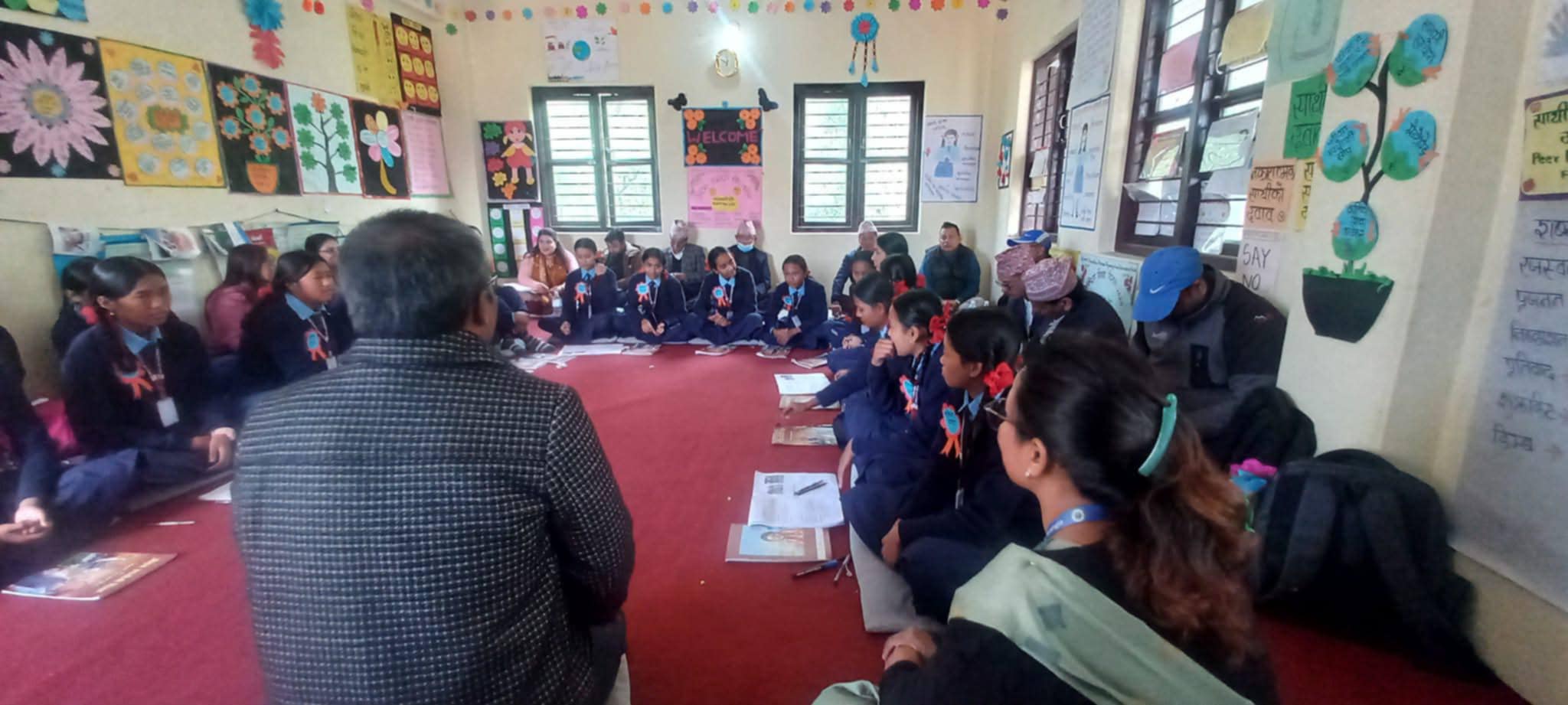 बालिका शिक्षा कार्यक्रमको भिमादमा पालिका स्तरीय संयुक्त अनुगमन भ्रमण सम्पन्न