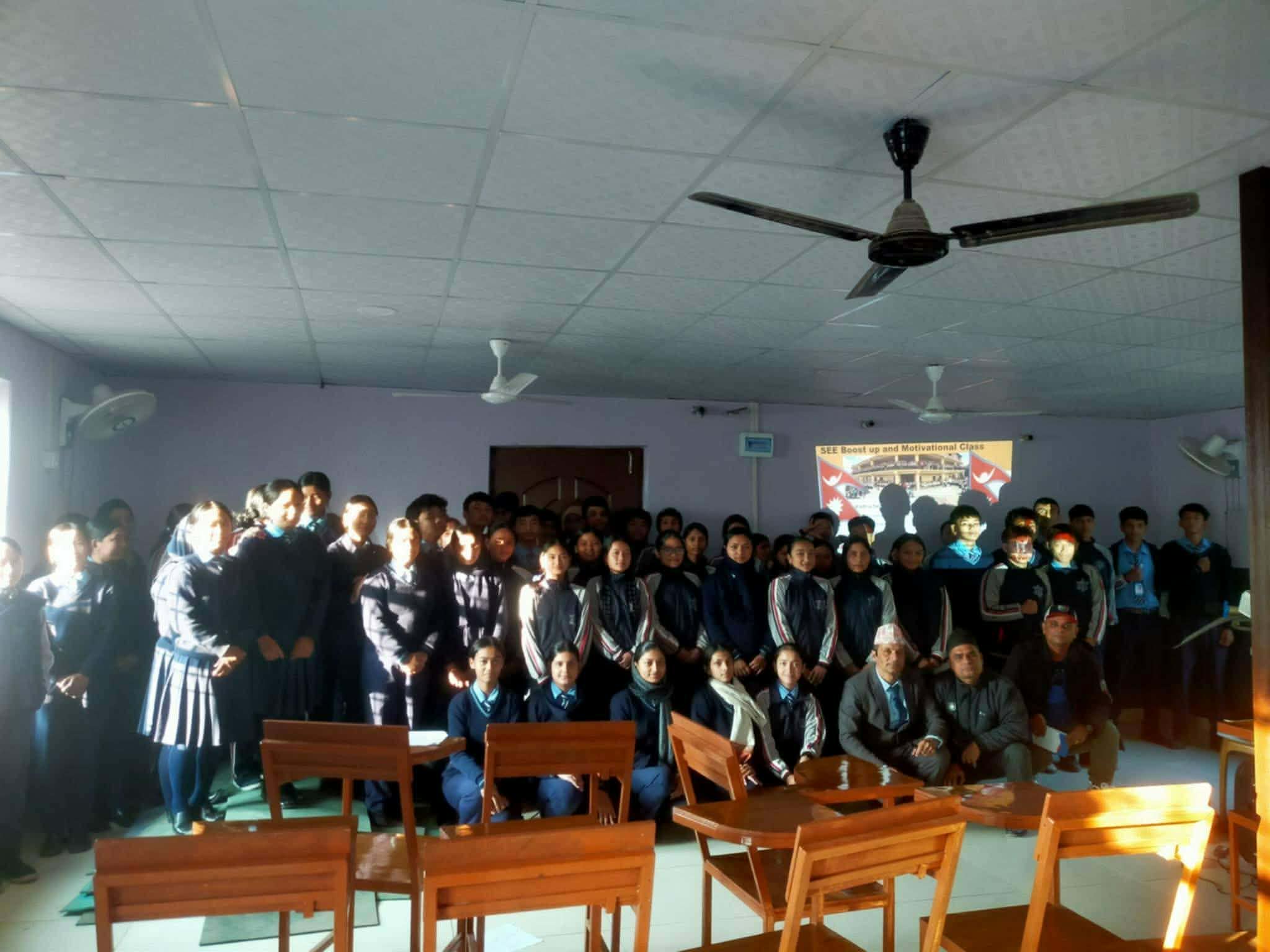 राधा मा वि मा SEE Boost Up तथा Motivational Class कार्यक्रम भव्य रूपमा सम्पन्न