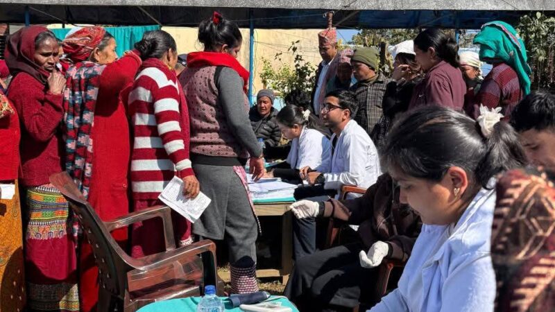 बन्दीपुरमा एकीकृत विशेषज्ञ स्वास्थ्य शिविर सम्पन्न