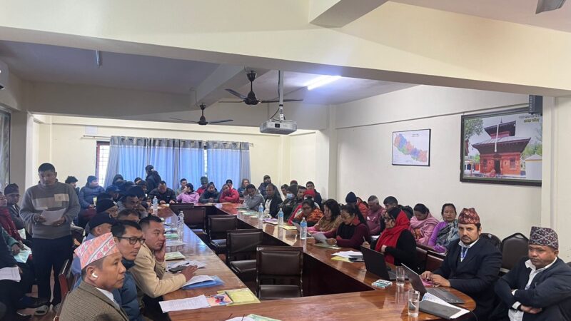 म्याग्देमा होटल तथा रेष्टुरेन्टको खाद्य स्वच्छता स्तरीकरणका लागि अभिमुखीकरण कार्यक्रम