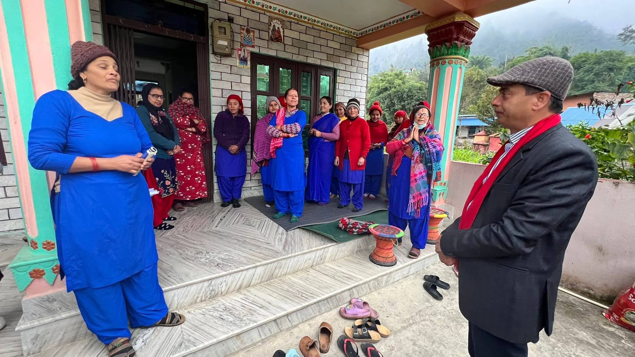 तनहुँ–२ मा राष्ट्रिय स्वतन्त्र पार्टीका उम्मेदवार श्रीराम न्यौपानेको घरदैलो अभियान तीव्र