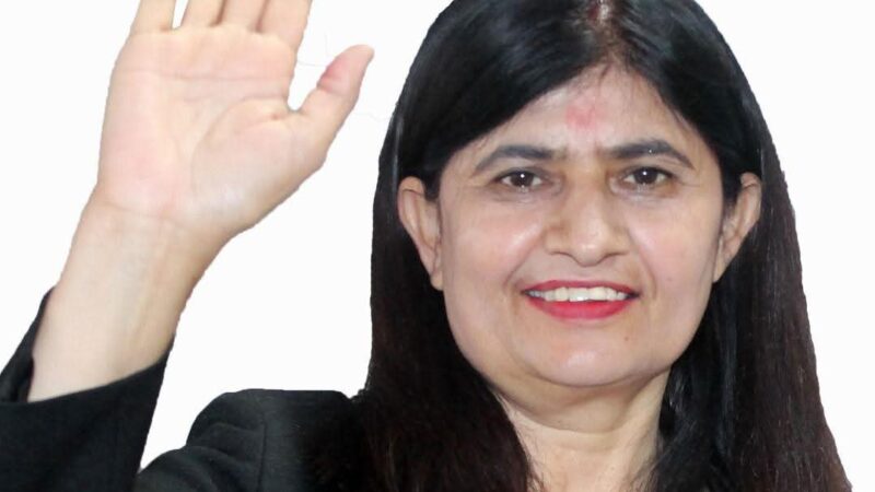 एमाले उम्मेदवार न्यौपाने: इतिहास रच्ने उद्धेश्यका साथ आक्रमक चुनावी प्रचारप्रसारमा