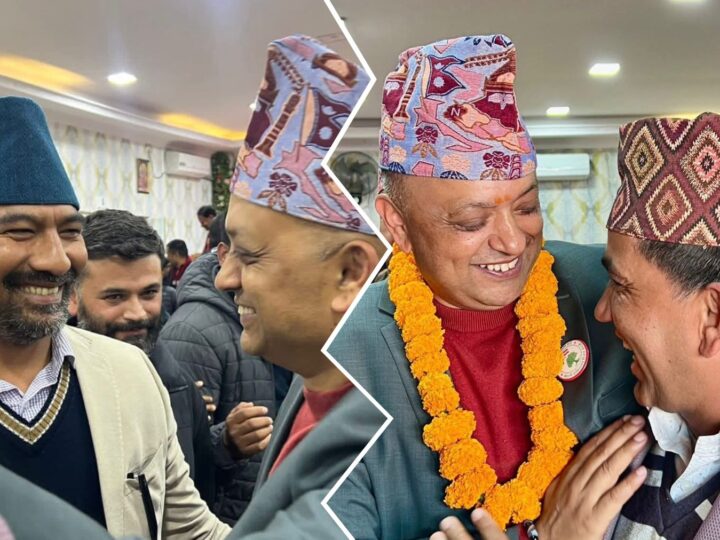 पोखरामा गगन सँगकाे भेटमा तनहुँका खनाल श्रेष्ठकाे त्यो हाँसो र गहिरो सम्बन्धकाे चर्चा !