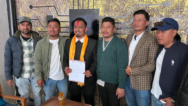 युथ कांग्रेस नेपाल तनहुँको संयोजकमा सुनिल तिमल्सिना चयन