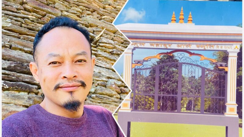 झुलबहादुर आले स्मृति प्रतिष्ठानद्वारा दुर्गा भवानी मन्दिरमा प्रवेशद्वार निर्माणको तयारी