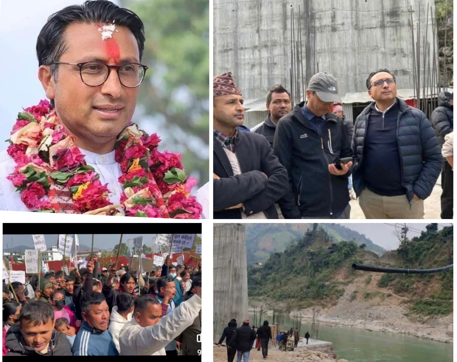 घुमाउने पुलले वाग्लेलाई तनाव : १२ वर्षे अलपत्रले जनता आक्रोशित, ‘नो भोट’को चेतावनी