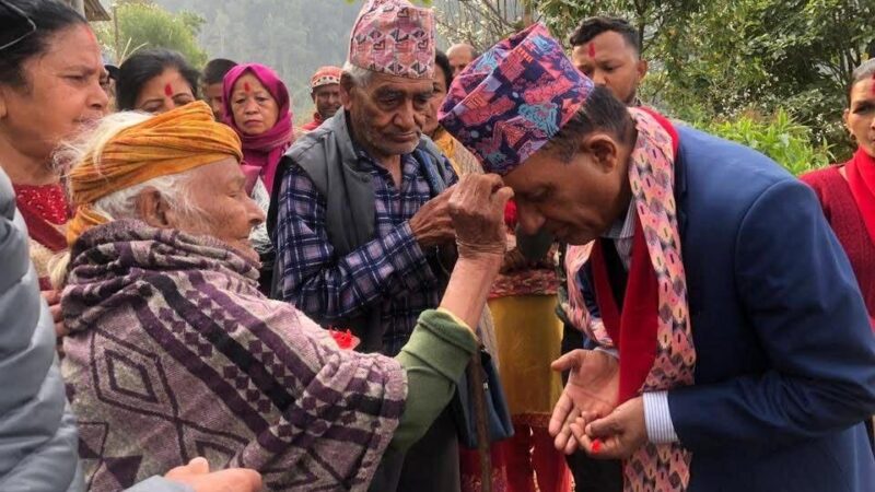 रिस्ती र बानियाँ गाउँको एउटै स्वर: “राष्ट्रपतिको उत्तराधिकारी गोविन्द भट्टराई”
