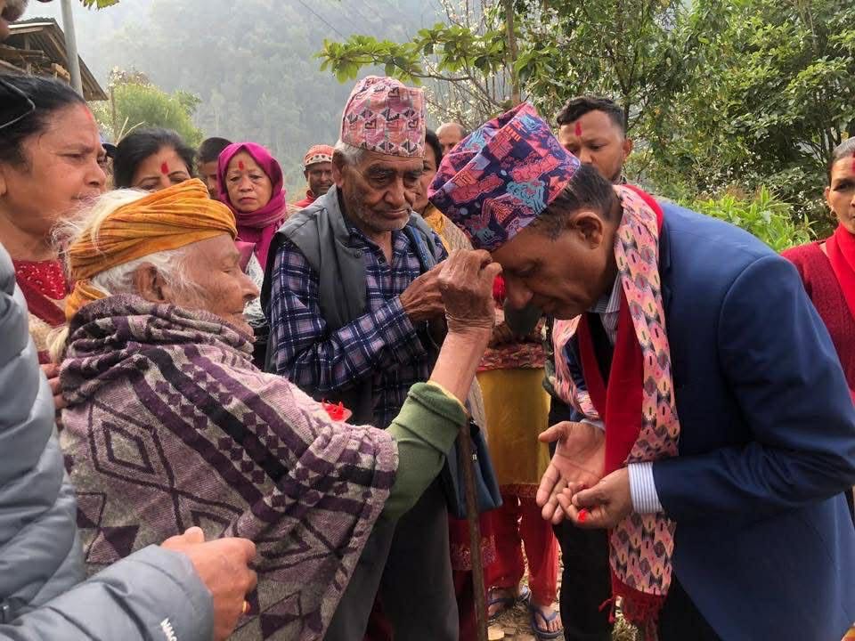 रिस्ती र बानियाँ गाउँको एउटै स्वर: “राष्ट्रपतिको उत्तराधिकारी गोविन्द भट्टराई”