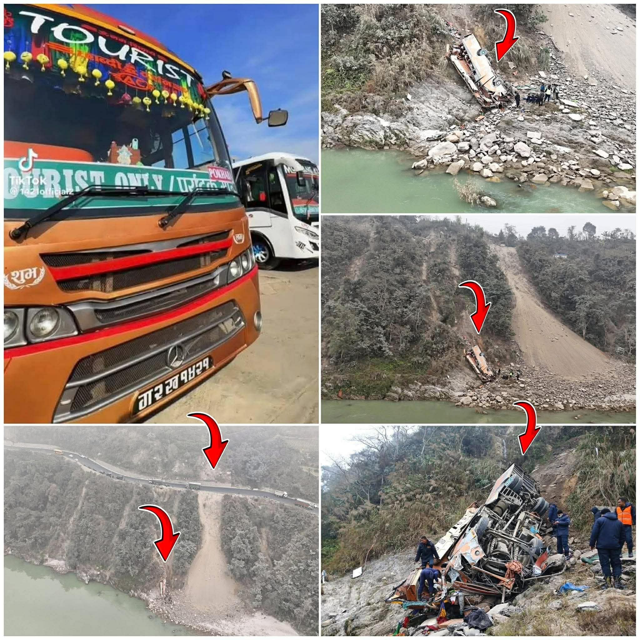 धादिङको बेनीघाटमा मध्यरातको कहर: बस साहु दमाैलीका श्रेष्ठ सहित तीनको मृत्युु