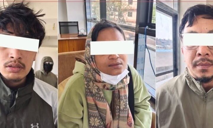 सुन्धाराको होटलबाट खैरो हेरोइनसहित बन्दीपुरका शाक्य सहित तीन पक्राउ