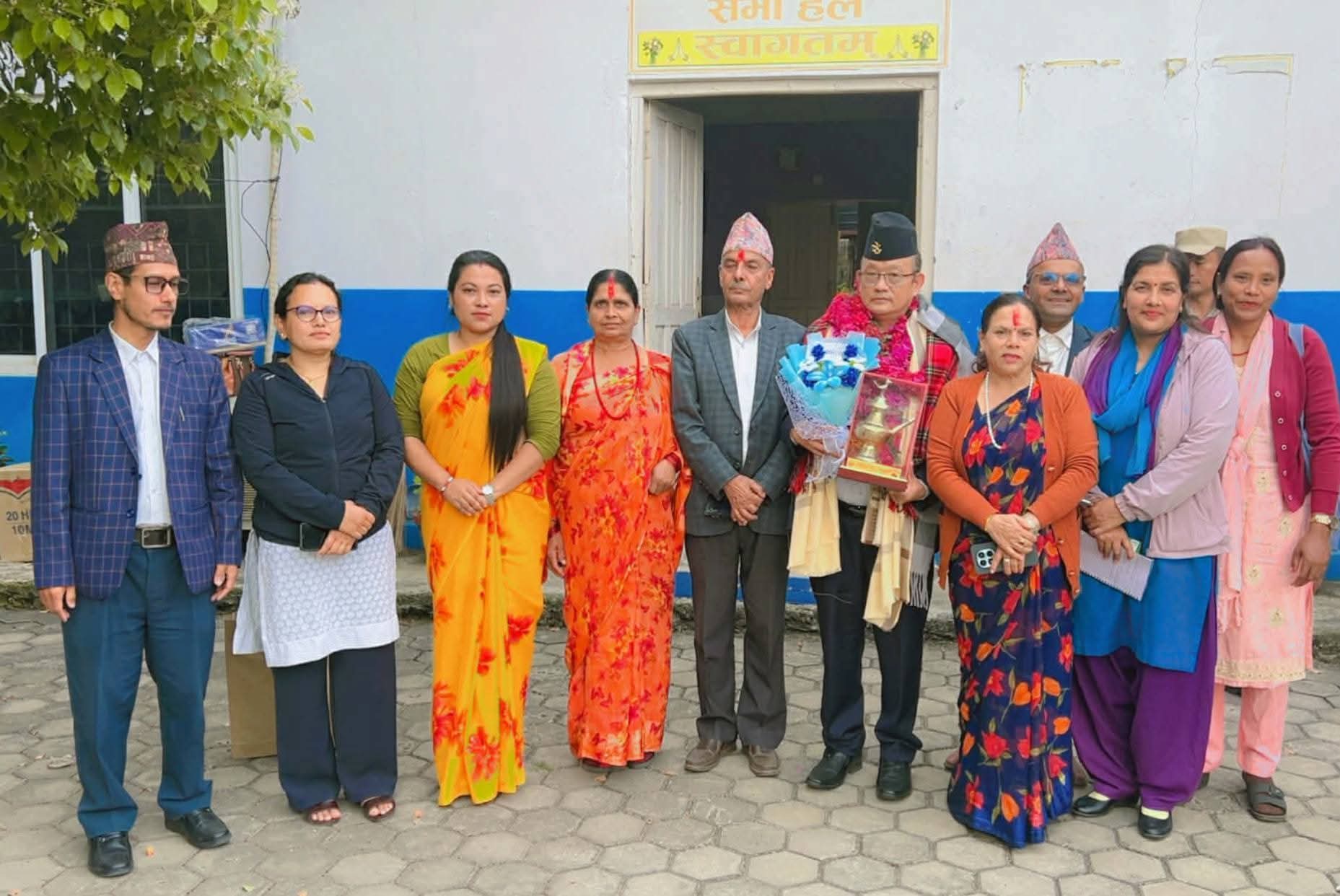 भिमादमा प्रमुख प्रशासकीय अधिकृत पुनको बिदाइ