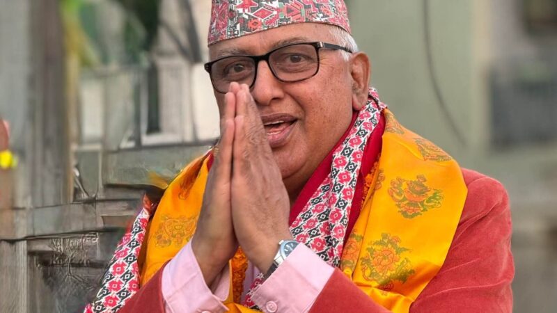 तनहुँ–२ मा कांग्रेस उम्मेदवार शंकर भण्डारीको मतदातासँग अपिल