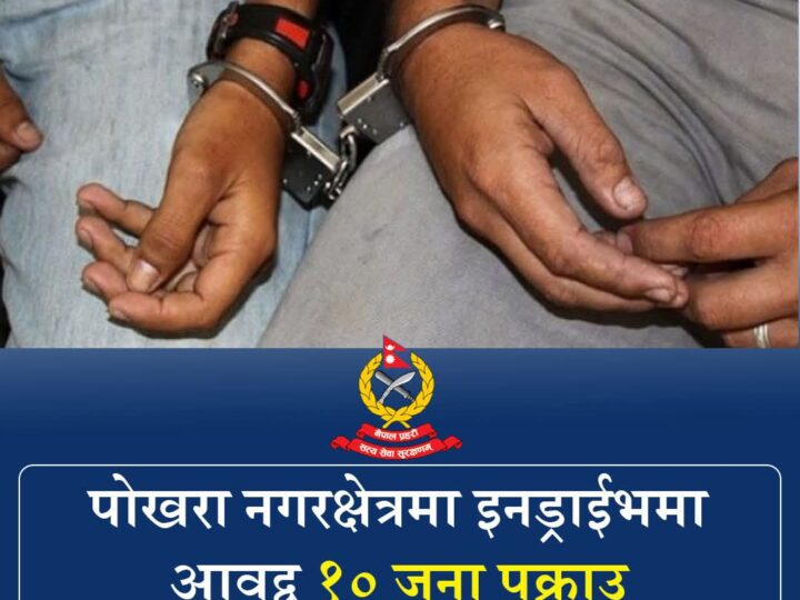 तनहुँका मिया सहित १० जना पोखरामा ‘अफलाइन पठाओ’ तथा इनड्राइभ प्रकरणमा पक्राउ