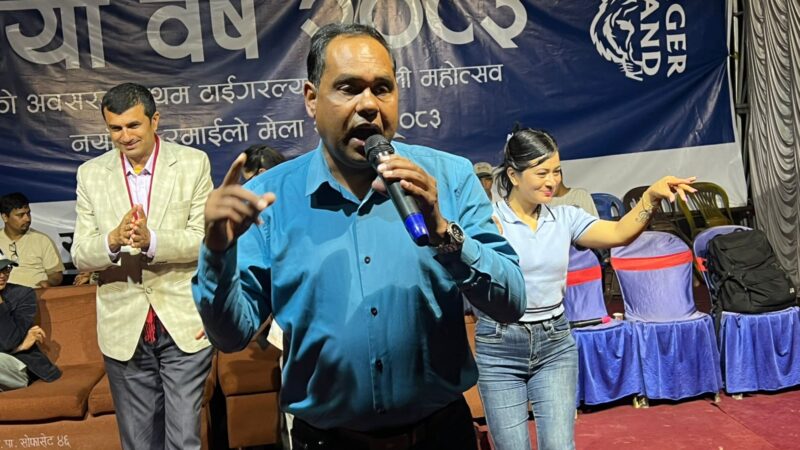 दमौलीमा जारी “प्रथम टाइगर ल्याण्ड नयाँ वर्ष दमौली महोत्सवमा पुरुषोत्तम र लक्ष्मीको प्रस्तुतिमा दर्शक झुमे
