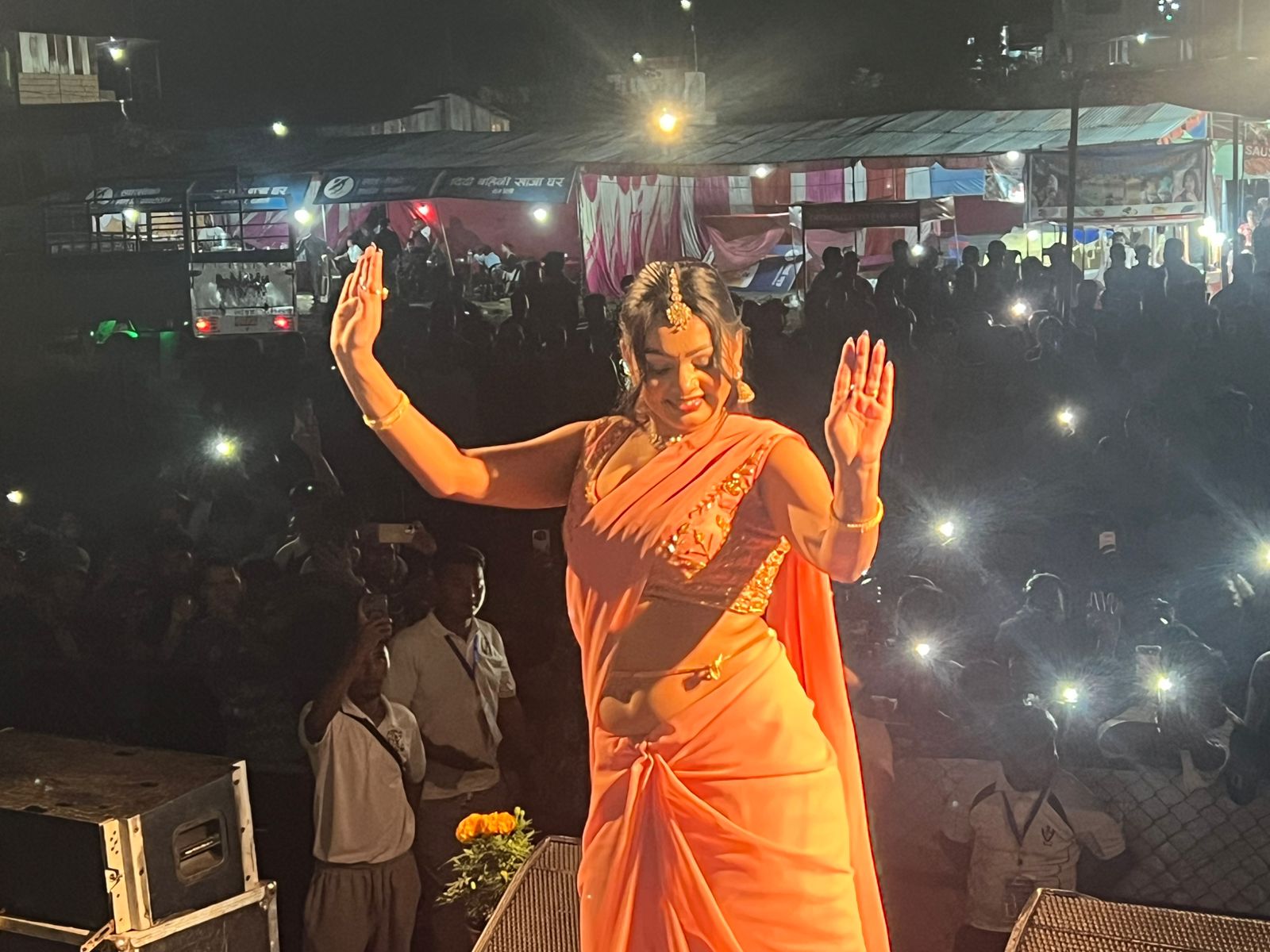 दमौलीमा जारी ‘टाइगर ल्याण्ड दमौली महोत्सव’मा शनिबार डान्सर प्रिति पासवानको धमाकेदार प्रस्तुति
