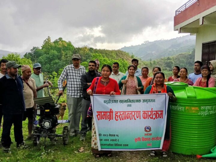 चैतेधान खेतीको अनुगमन र कृषि सामग्री हस्तान्तरण, लक्ष्यभन्दा दोब्बर क्षेत्रफलमा खेती विस्तार