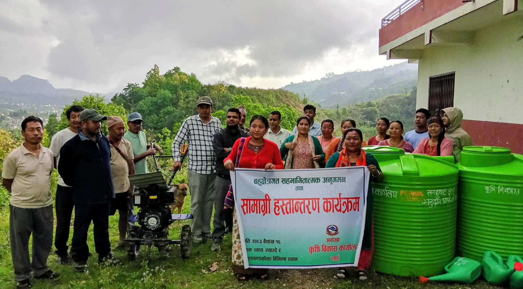 चैतेधान खेतीको अनुगमन र कृषि सामग्री हस्तान्तरण, लक्ष्यभन्दा दोब्बर क्षेत्रफलमा खेती विस्तार