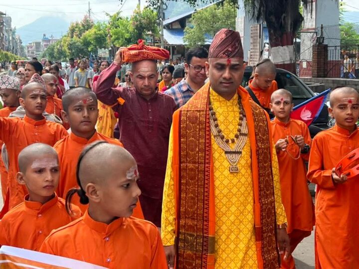 दमाैलीमा श्रीमद्भागवत सप्ताह ज्ञान महायज्ञ आजबाट सुरु