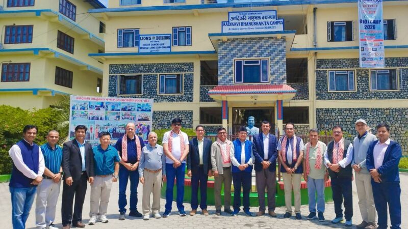 आदिकवि भानुभक्त र जनभावना क्याम्पसबिच अन्तरक्रिया सम्पन्न