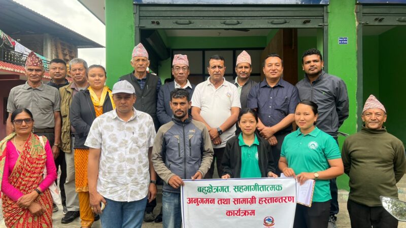 कृषि विकास कार्यालय तनहुँद्वारा ७५ प्रतिशत अनुदानमा बीउ वितरण तथा बहुक्षेत्रगत अनुगमन सम्पन्न