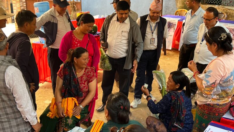 म्याग्देमा स्थानीय उत्पादन प्रवर्द्धन मेला उत्साहका साथ सम्पन्न हुँदै